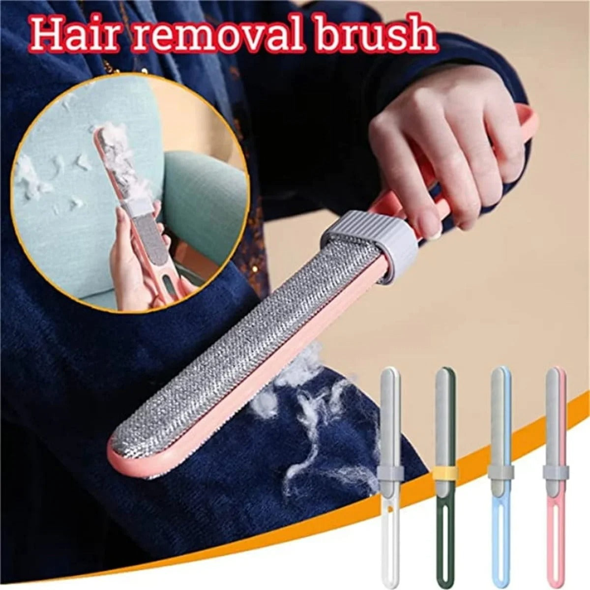 Self-Cleaning Pet Grooming Brush – Efficient Pet Hair Remover for Dogs & Cats with One-Click Release