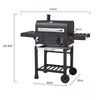Ultimate Monster Charcoal BBQ Grill with Double Handles
