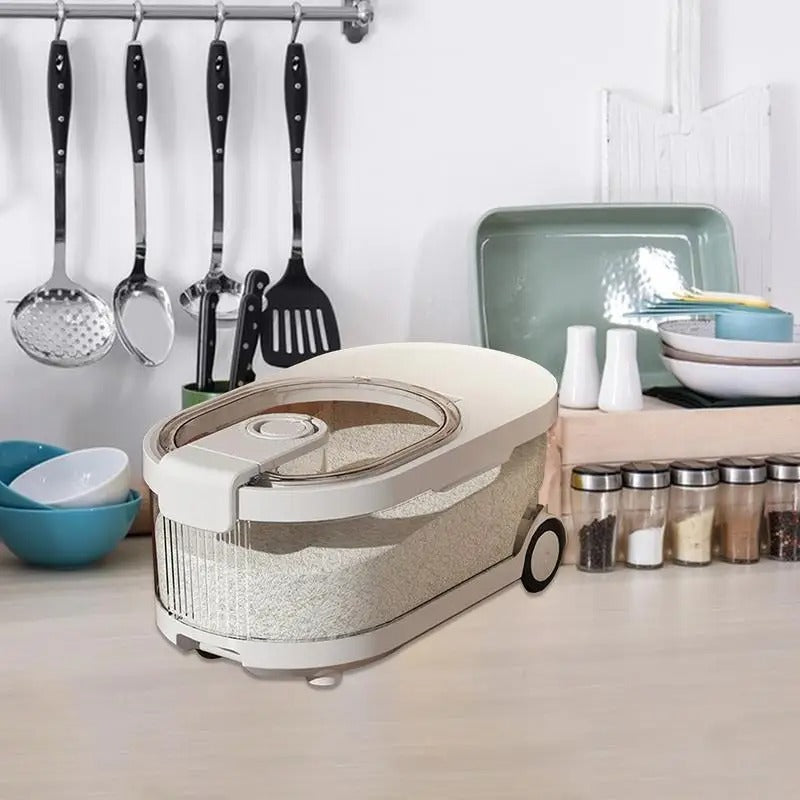 Airtight Dispenser - Moist Proof Rice Storage Container