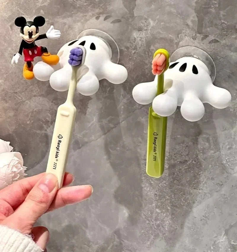 Cute Cartoon Palm Suction Cup Toothbrush Holder