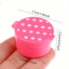 4-Piece Mini Sauce Containers with Hinged Lids | Portable Bento Box Dip Cups