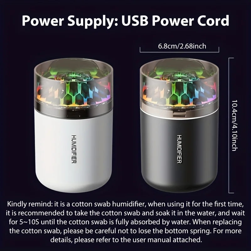 Atmosphere Crystal-Style Ultrasonic Cool Mist Humidifier & Diffuser