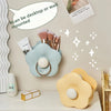 Flower-Shaped Silicone Makeup Brush Holder – Creative Desktop Organizer (Random Color)