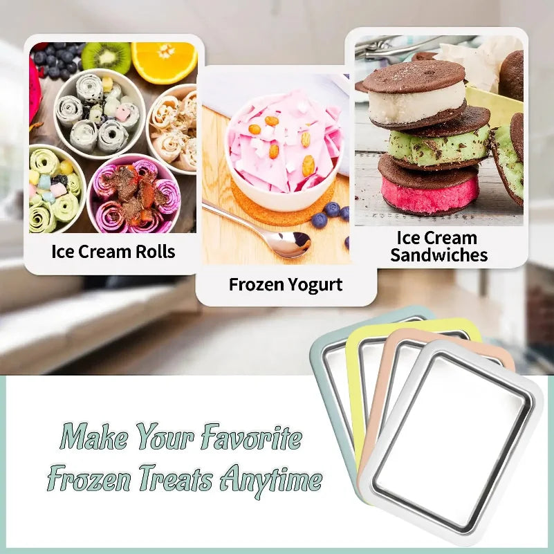 Magic Ice Cream Plate - DIY Fried Yogurt Maker
