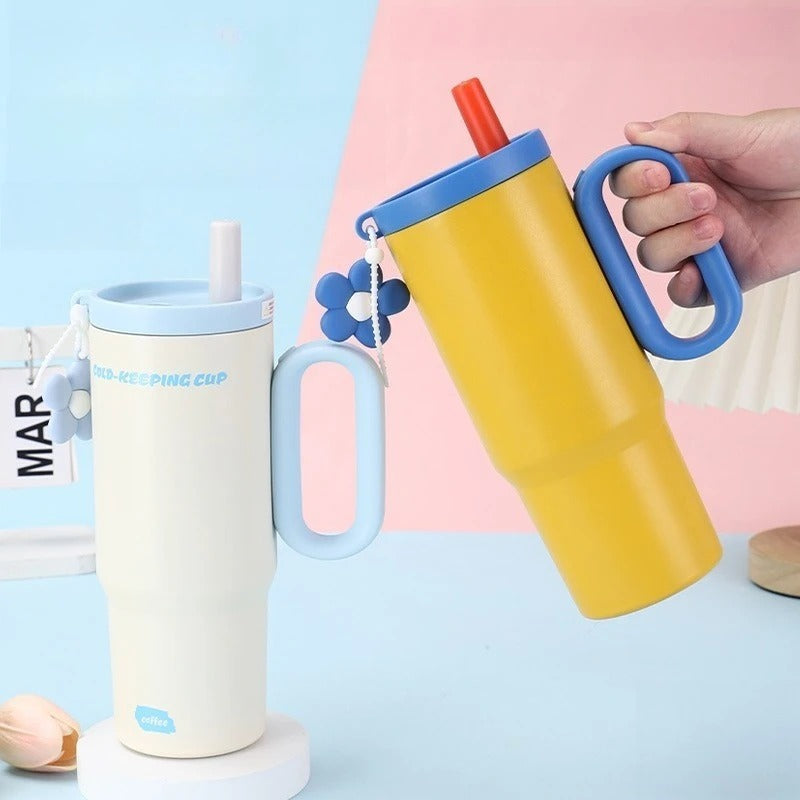 750ml Premium Insulated "Cold-Keeping" Travel Tumbler (Random Color)