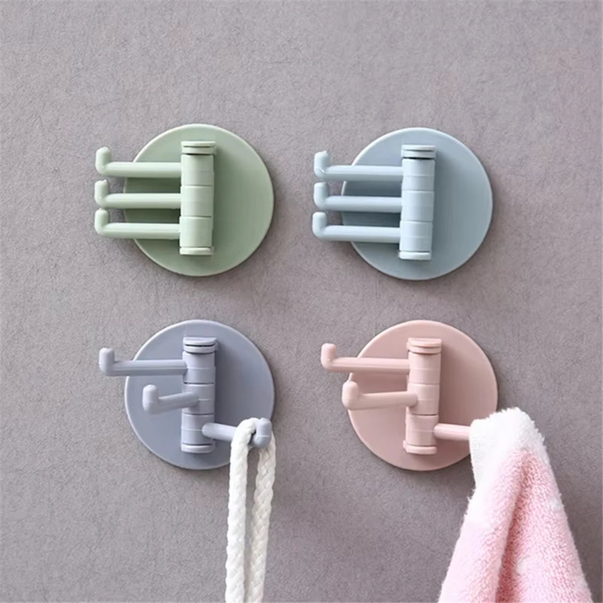 3-Arm Rotating Multipurpose Adhesive Hook