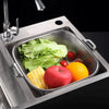 Premium Stainless Steel Rice Colander – Heavy-Duty Fine Mesh Strainer for Kitchen & Grain