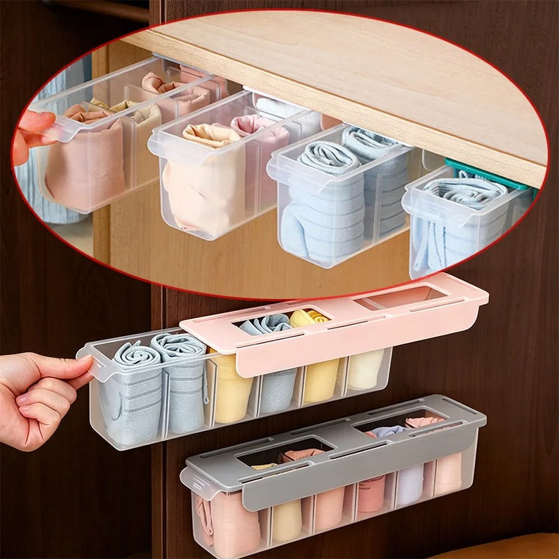DrawerSpace Multi-Grid Foldable Undergarments & Wardrobe Organiser