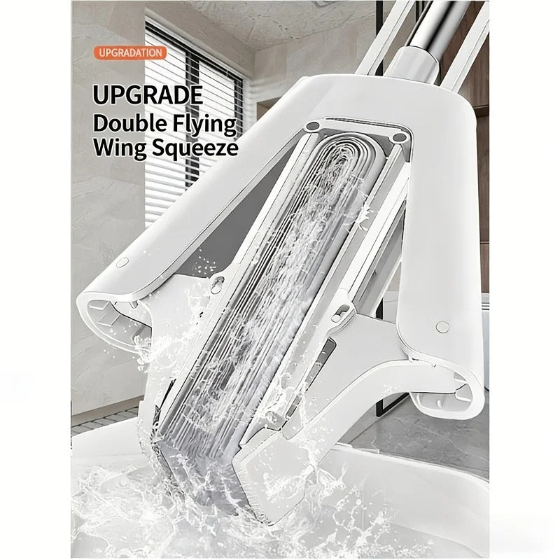 Wonder Sponge Mop – Hand-Free Squeeze & High-Absorbency AJF