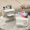Multifunctional Tissue Box Organizer – Integrated Desktop Holder & Remote Caddy