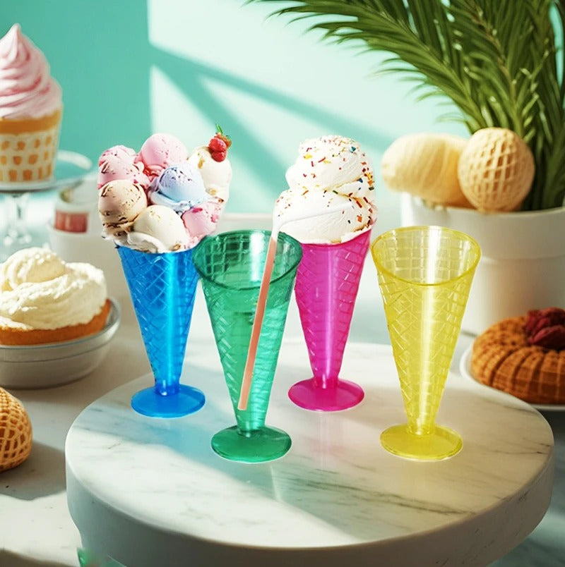 Colorful Ice Cream Bowl – Individual Tulip Dessert Bowl