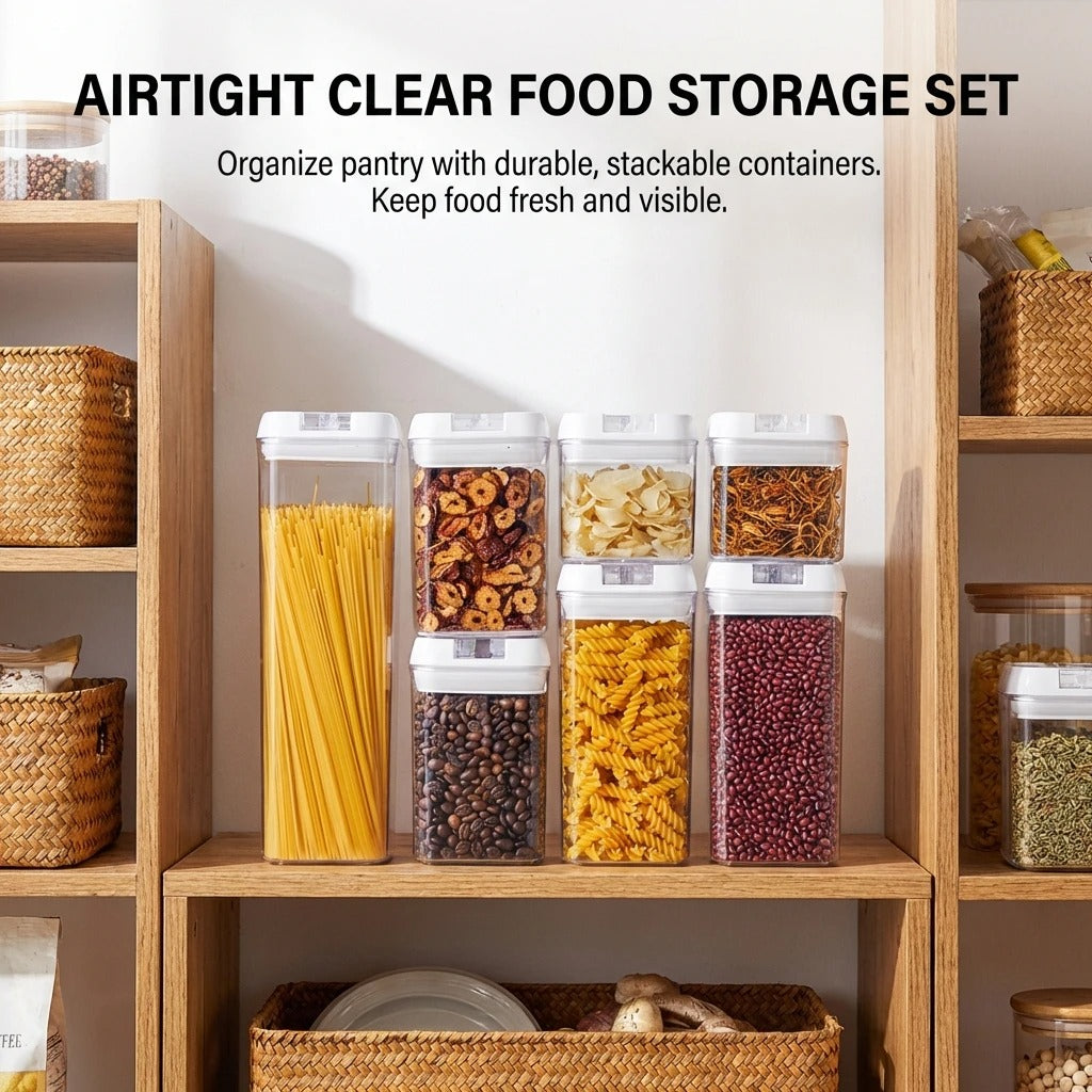 Premium Airtight Easy-Lock Food Storage Contain