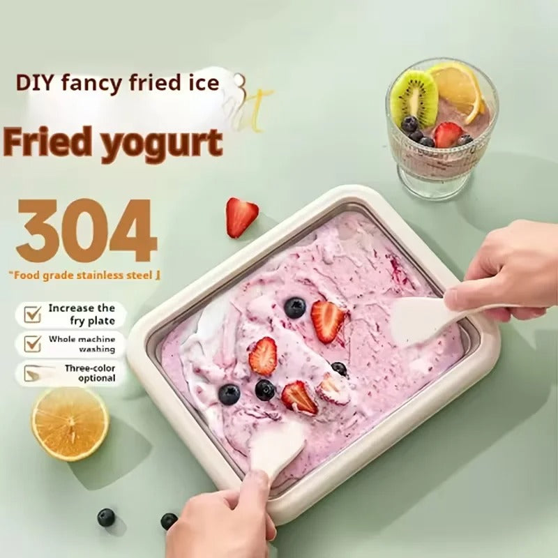 Magic Ice Cream Plate - DIY Fried Yogurt Maker