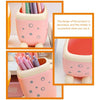 Cute Kawaii Animal-Style Desktop Stationery & Pen Holder