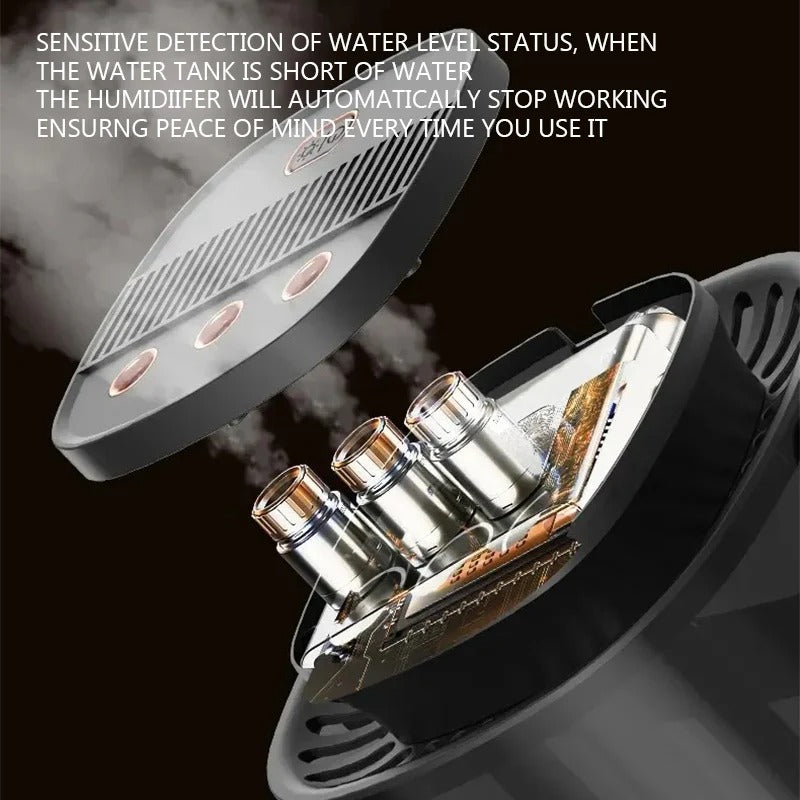 Triple-Nozzle High-Capacity Ambient Humidifier