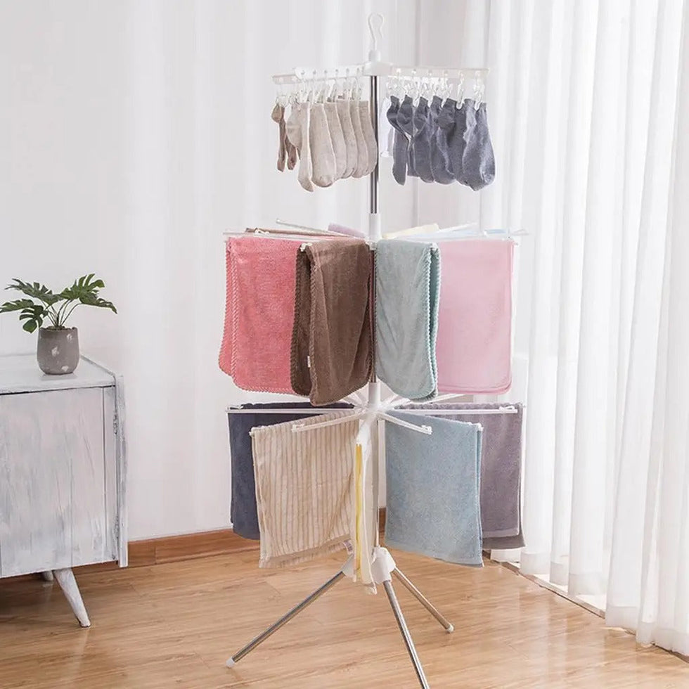 Heavy-Duty Laundry Drying Rack – Portable & Folding
