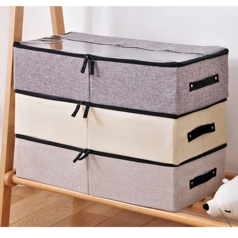 Under-Bed Shoe Organizer & Foldable Storage Box