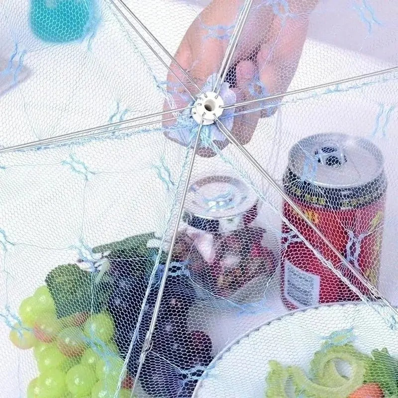 Foldable Mesh Food Cover – Elegant Kitchen Protection