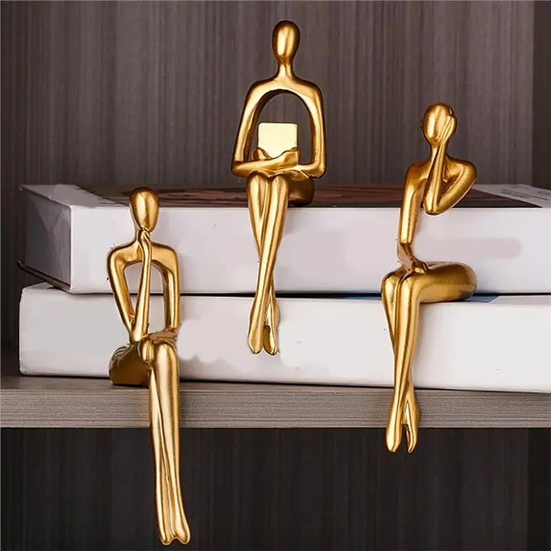 Nordic Thinker Sculptures Set of 3