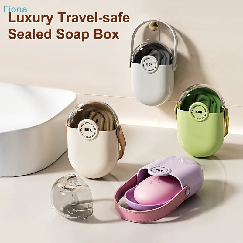 Premium Portable Travel Soap Box with Drainage System