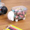 Sheep-Shaped Cotton Swab Holder – Crystal-Clear Vanity Organizer