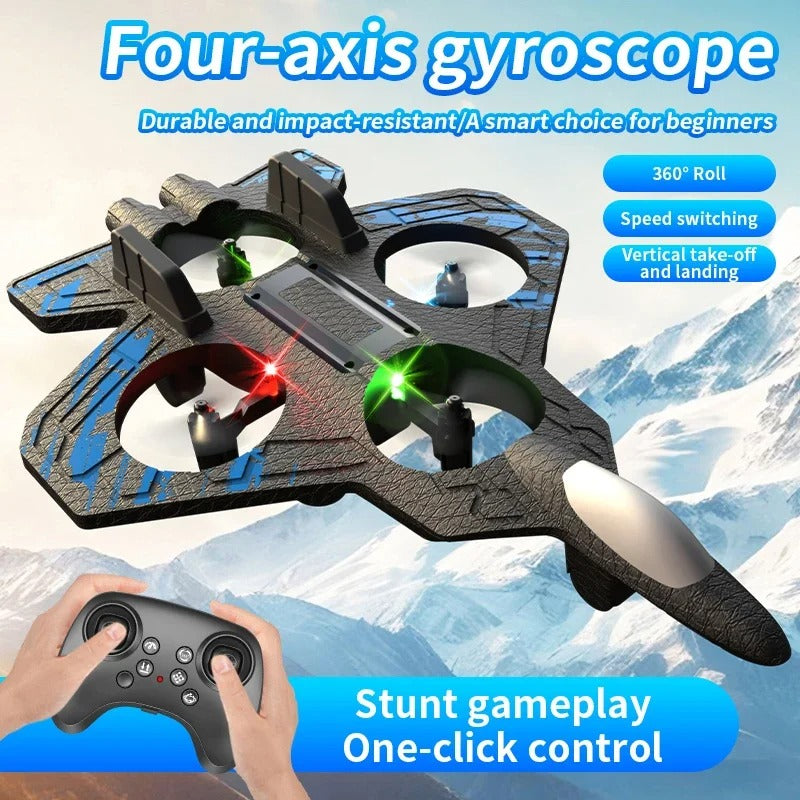 Star Fighter Jet Toy with Foam Missiles & Launcher Base