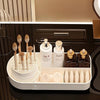 Acrylic Dust-Proof Cosmetic Organizer & Brush Storage Rack