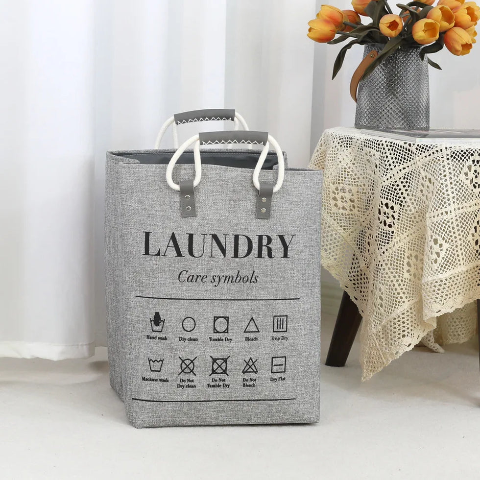 Premium Waterproof Fabric Laundry Basket hamper