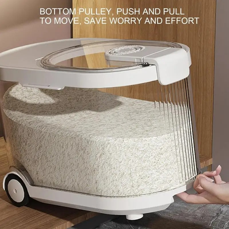 Airtight Dispenser - Moist Proof Rice Storage Container