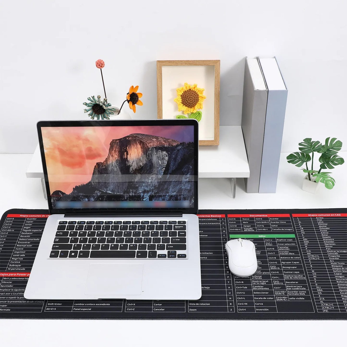 Professional Extended Shortcut Key Desktop Mat – 30x80cm