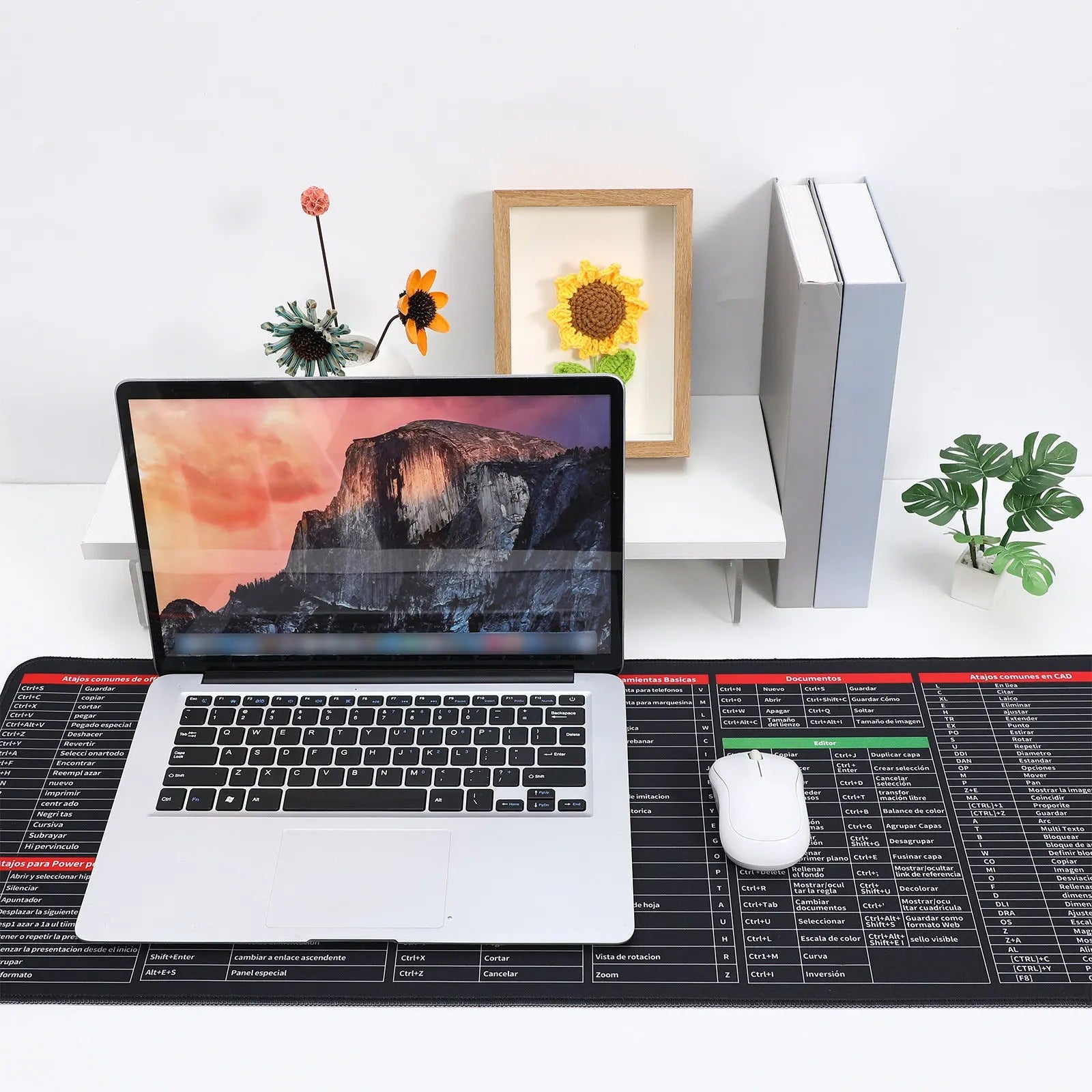 Professional Extended Shortcut Key Desktop Mat – 30x80cm
