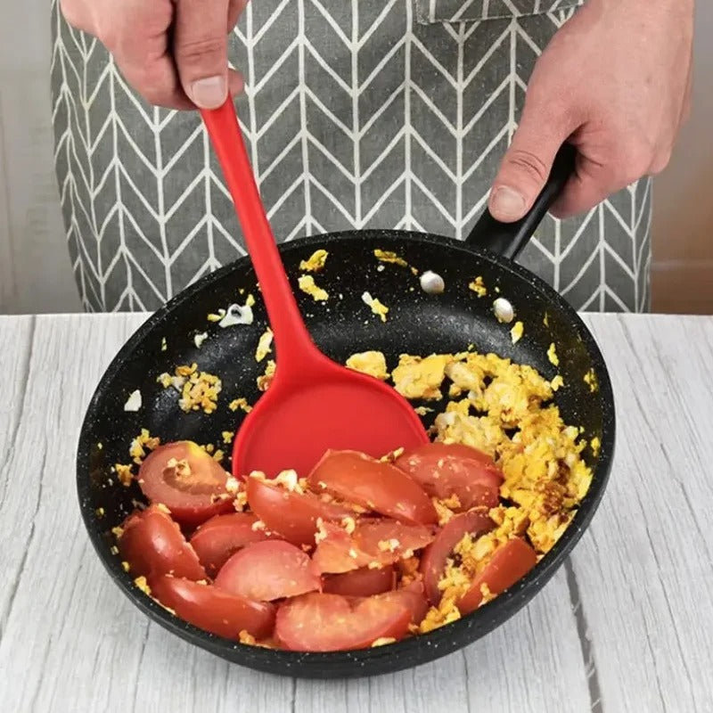 Premium Heat-Resistant Silicone Cooking Spatula – Non-Stick Kitchen Essential (Random Color)