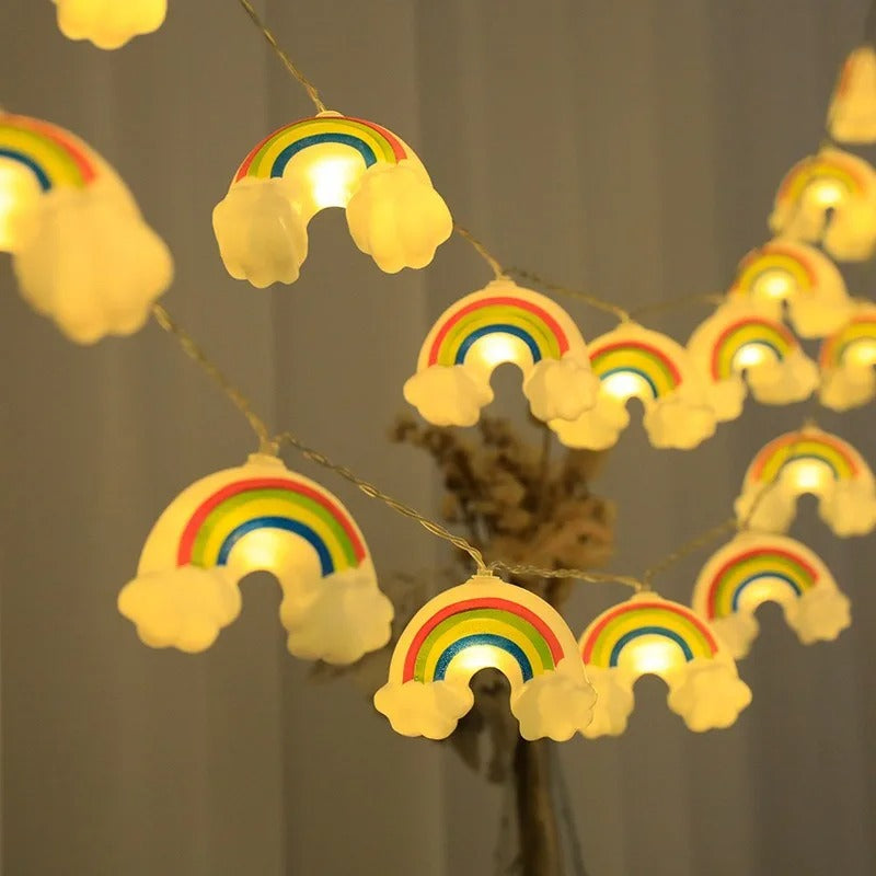 Rainbow Cloud Fairy Lights: Cute Room Decoration Lamps