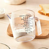 Clear Plastic Measuring Cup – BPA-Free Kitchen Measuring Jug with Dual Scales for Baking & Cooking