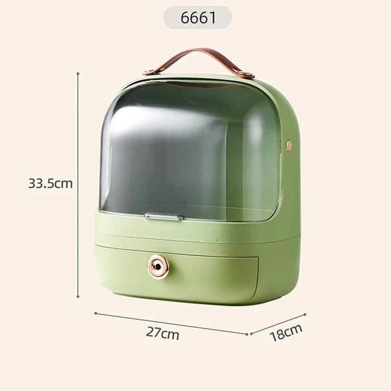 Large Capacity Dust-proof Makeup & Jewelry Storage Box