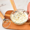 Dough Whisk – Stainless Steel Dutch Dough Mixer with Wooden Handle
