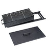 Portable Charcoal BBQ Grill with Manual Hand-Crank Blower