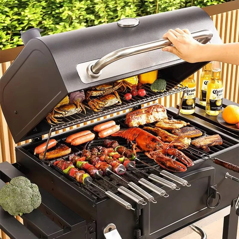 Ultimate Monster Charcoal BBQ Grill with Double Handles
