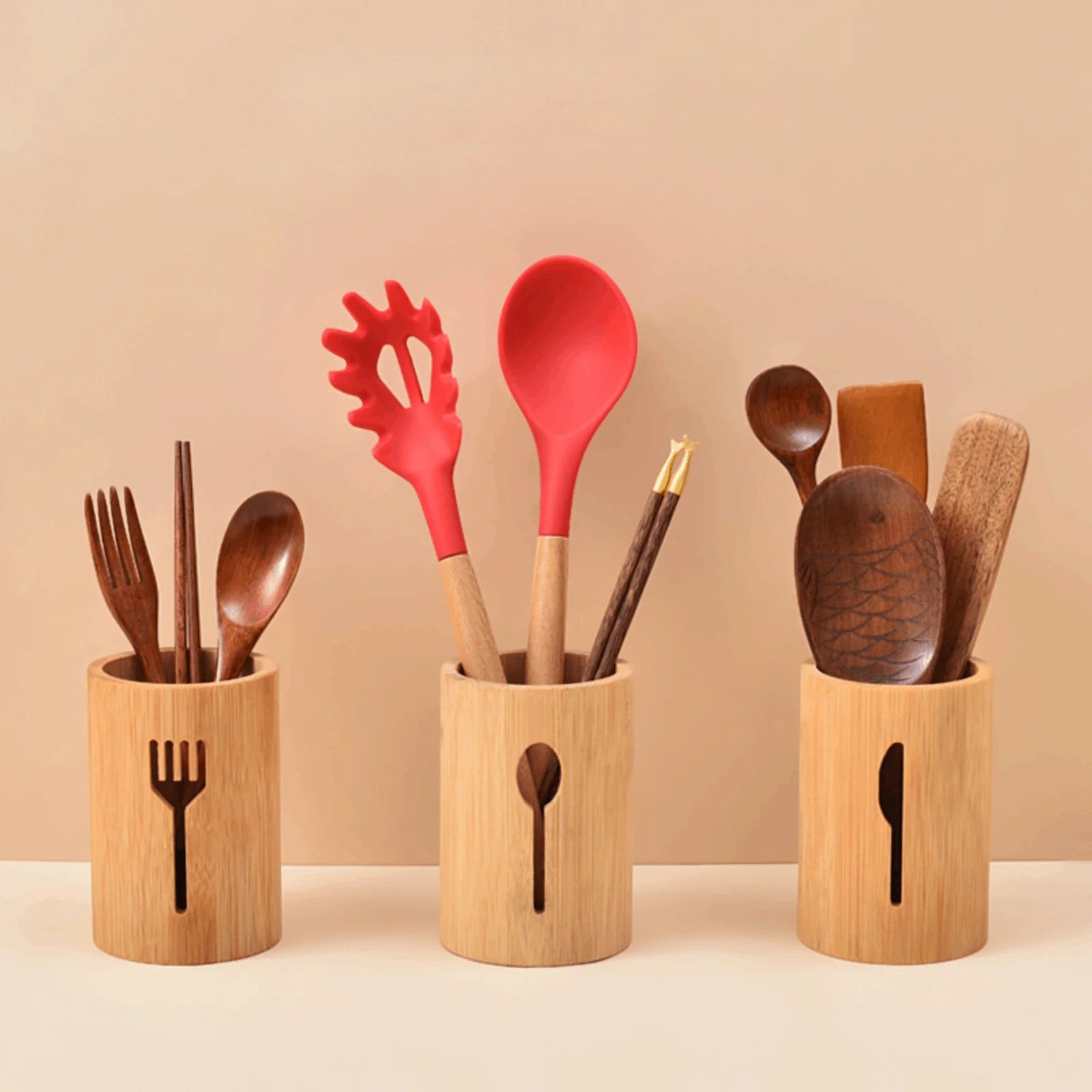 Luxury Elephant-Shaped Kitchen Spoon Holder & Cutlery Organizer