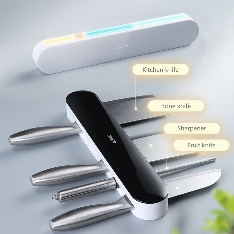 ECOCO Multifunctional Wall-Mounted Knife & Kitchen Tool Organizer (Long)