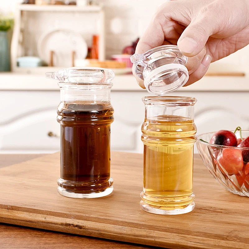 Acrylic Cooking Oil Bottle: Leakproof Dispenser 200ml