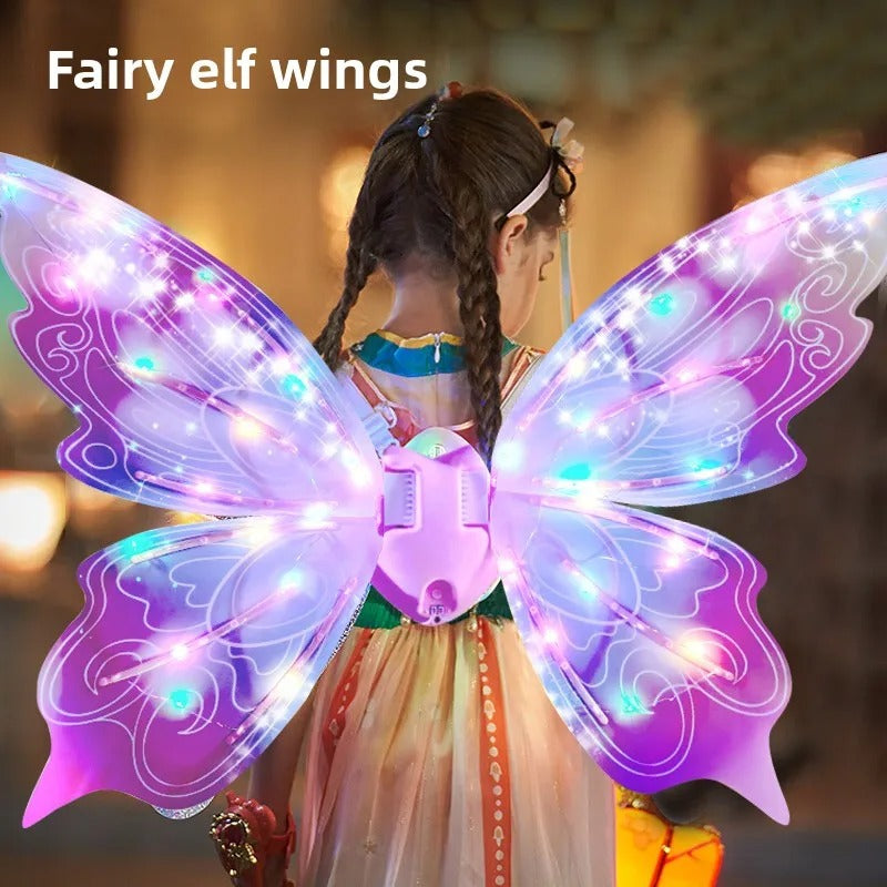 MagicFlutter Electric Light-Up Moving Fairy & Butterfly Wings