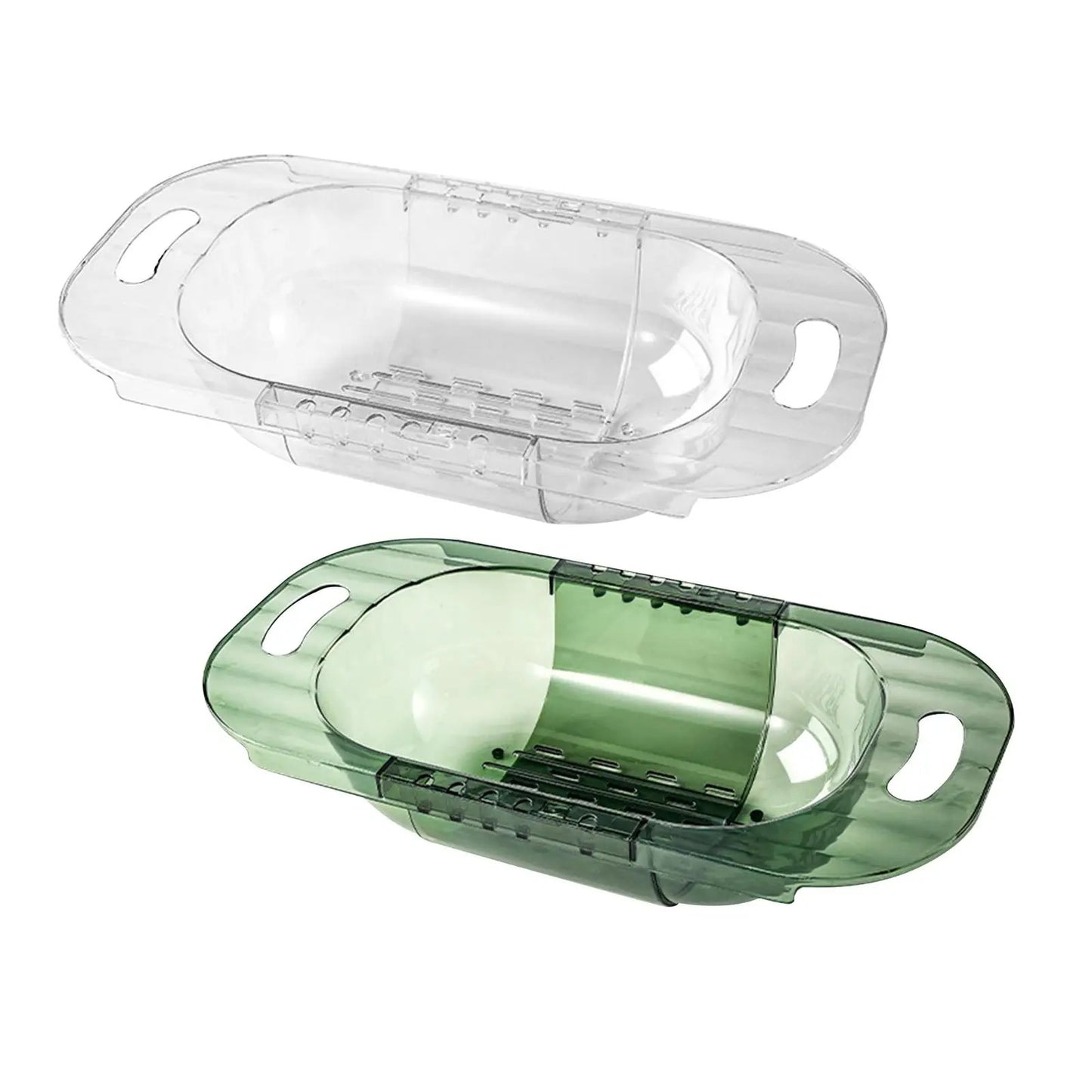 Adjustable Acrylic Fruit & Vegetable Sink Drainer