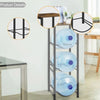 Premium Metal Water Dispenser Bottle Storage Organizer Stand