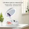 Premium Foldable Double-Sided LED Makeup Mirror