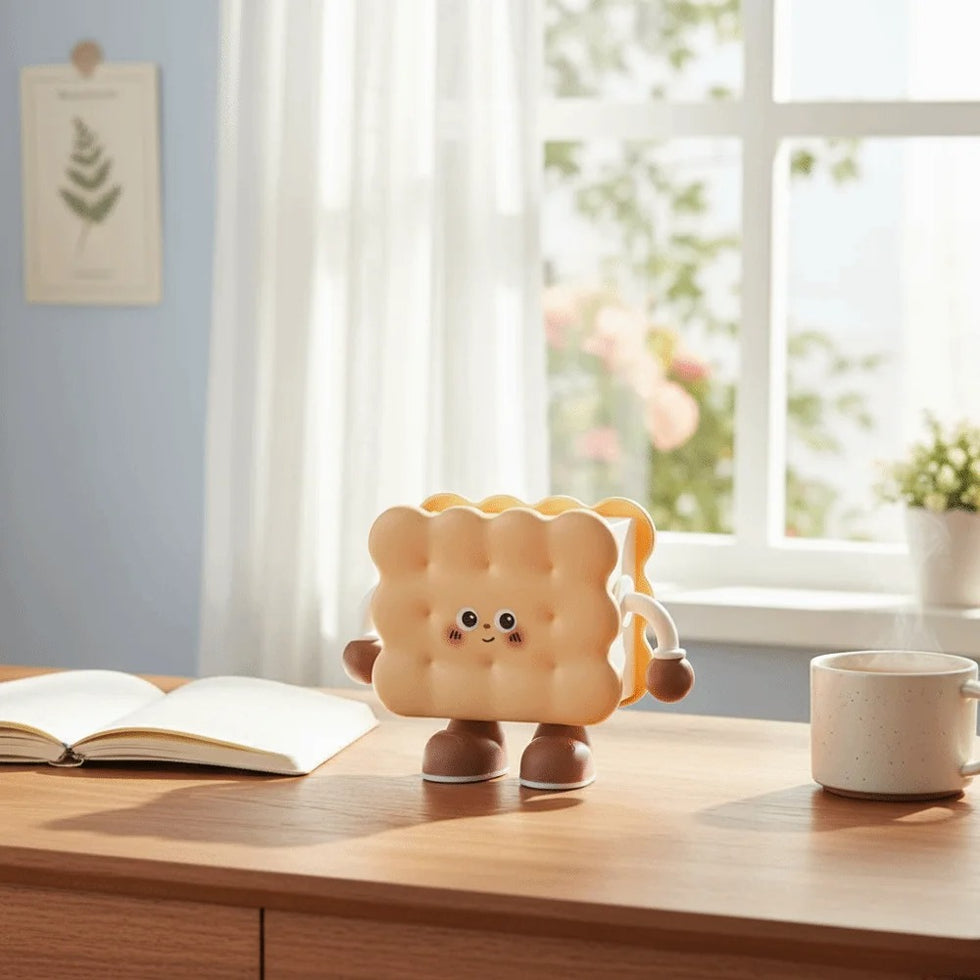Cartoon Food Figure Pen Holder & Desk Organizer - Cute Desktop Stationery Stand
