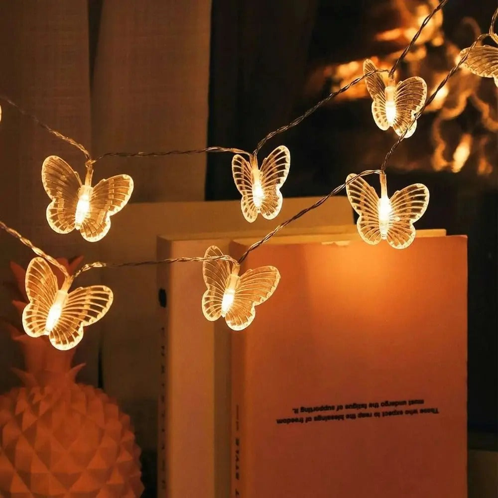 LED Butterfly String Fairy Lights