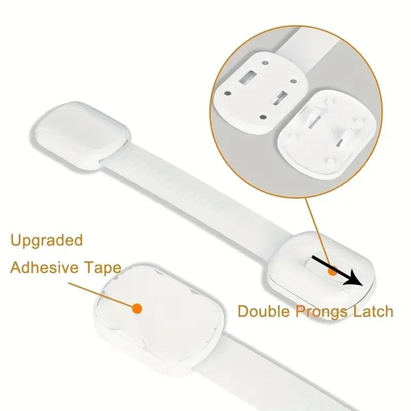 Multi-Purpose Flexible & Adjustable Child Safety Strap Lock