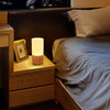 Lumina Aura Dual-Orientation Rechargeable RGB Wood Grain Lamp