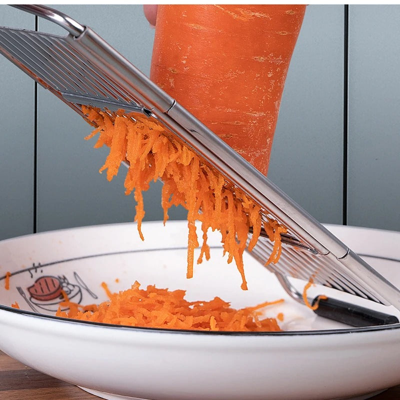 Multi-Function Stainless Steel Chopper – Manual Vegetable Slicer & Grater